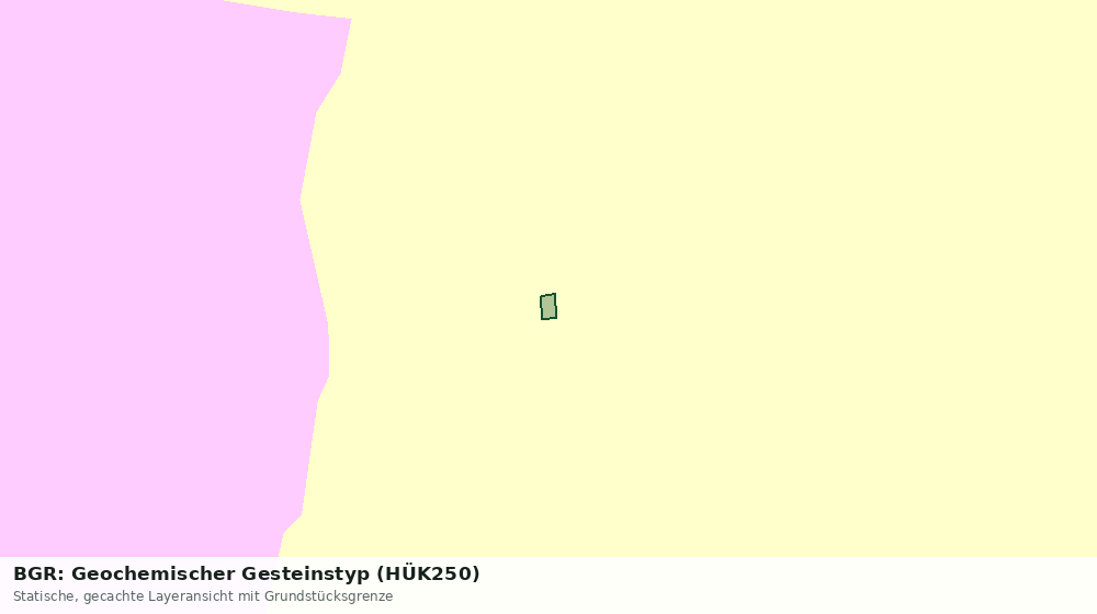 Statische Kartenansicht: BGR: Geochemischer Gesteinstyp (HÜK250)