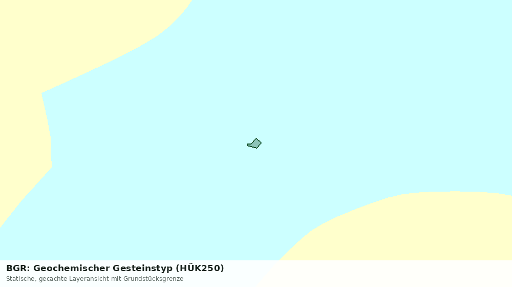Statische Kartenansicht: BGR: Geochemischer Gesteinstyp (HÜK250)