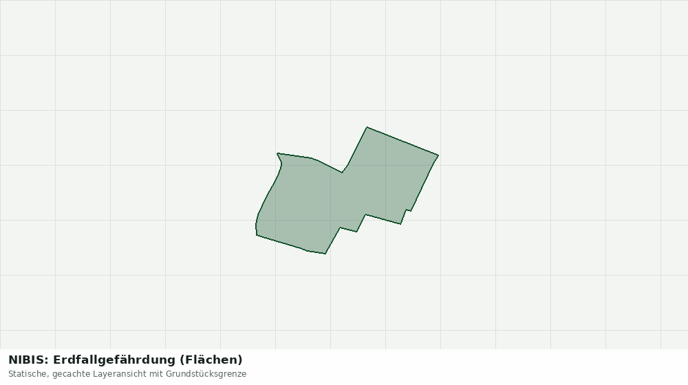 Statische Kartenansicht: NIBIS: Erdfallgefährdung (Flächen)