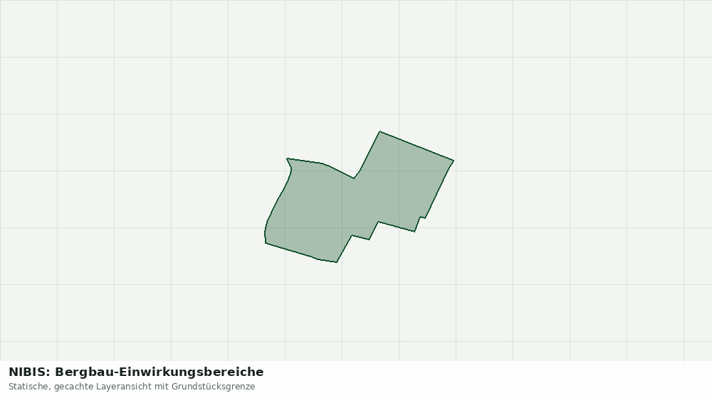 Statische Kartenansicht: NIBIS: Bergbau-Einwirkungsbereiche