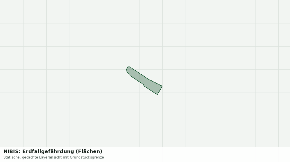 Statische Kartenansicht: NIBIS: Erdfallgefährdung (Flächen)