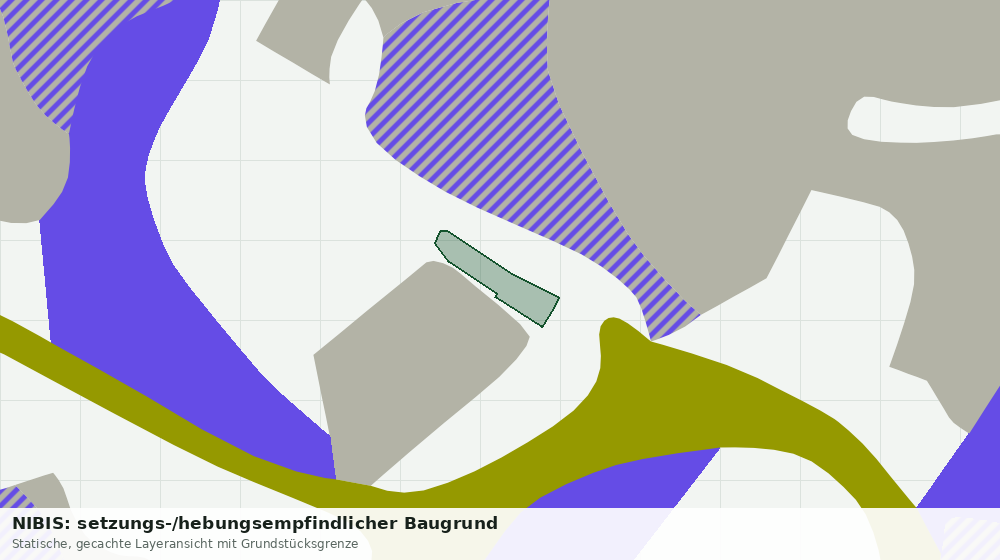 Statische Kartenansicht: NIBIS: setzungs-/hebungsempfindlicher Baugrund