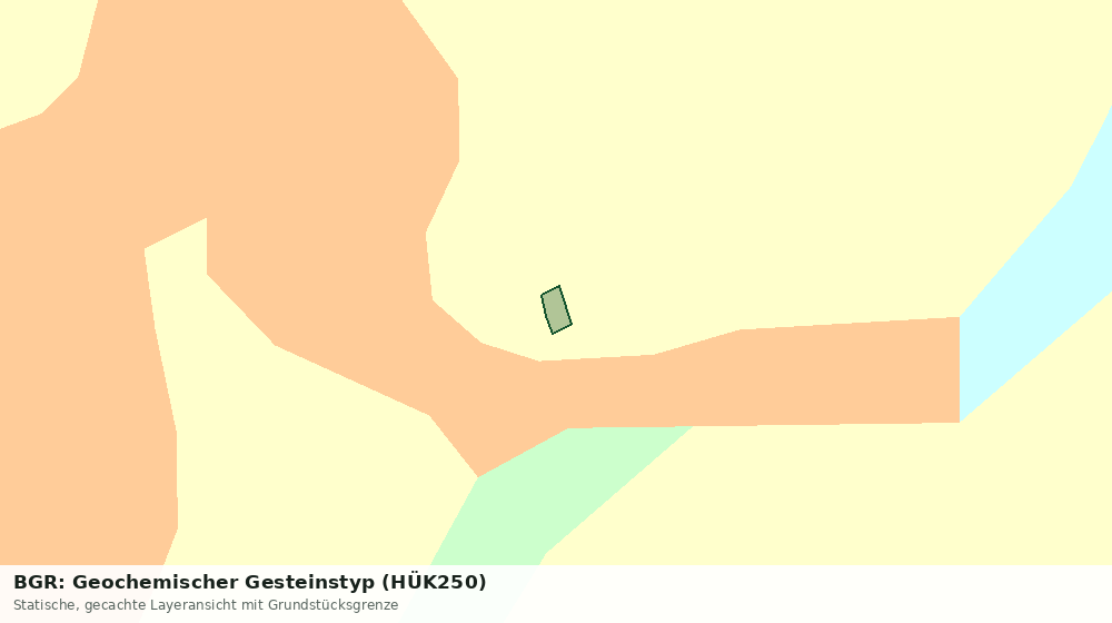 Statische Kartenansicht: BGR: Geochemischer Gesteinstyp (HÜK250)