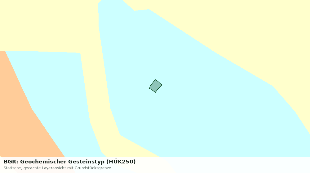 Statische Kartenansicht: BGR: Geochemischer Gesteinstyp (HÜK250)