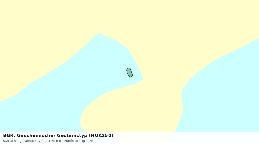 Statische Kartenansicht: BGR: Geochemischer Gesteinstyp (HÜK250)