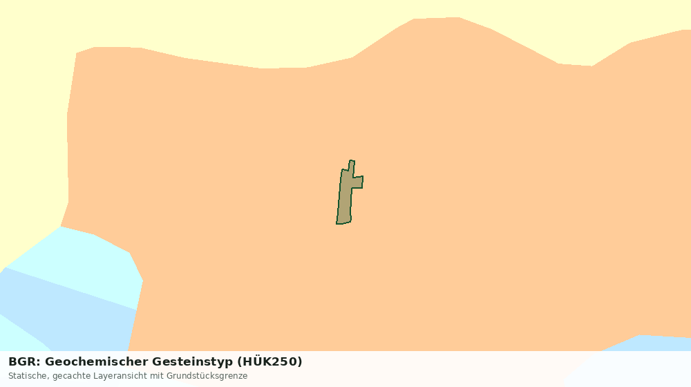 Statische Kartenansicht: BGR: Geochemischer Gesteinstyp (HÜK250)