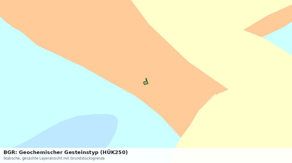Statische Kartenansicht: BGR: Geochemischer Gesteinstyp (HÜK250)