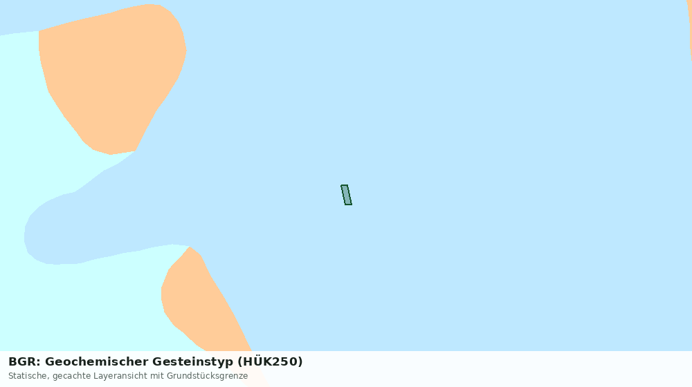 Statische Kartenansicht: BGR: Geochemischer Gesteinstyp (HÜK250)