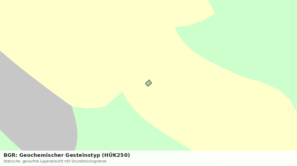Statische Kartenansicht: BGR: Geochemischer Gesteinstyp (HÜK250)