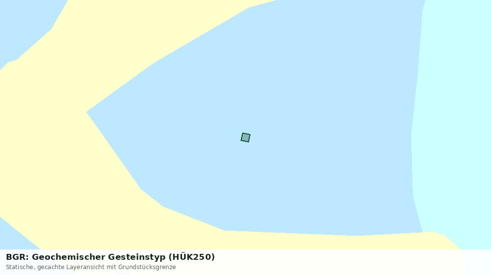 Statische Kartenansicht: BGR: Geochemischer Gesteinstyp (HÜK250)