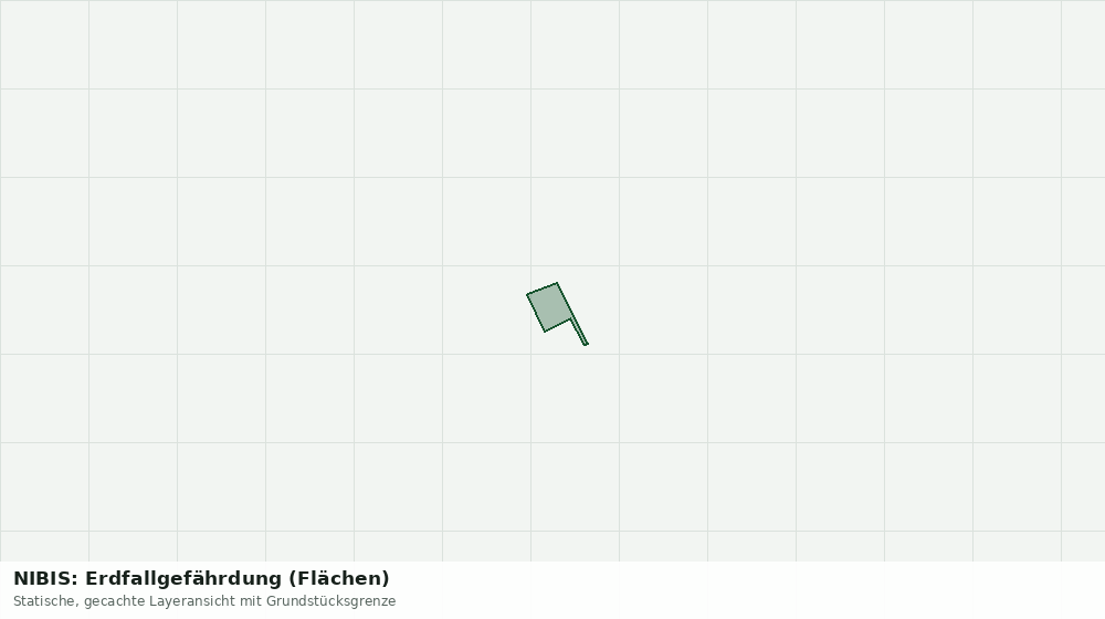 Statische Kartenansicht: NIBIS: Erdfallgefährdung (Flächen)
