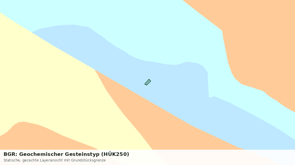 Statische Kartenansicht: BGR: Geochemischer Gesteinstyp (HÜK250)