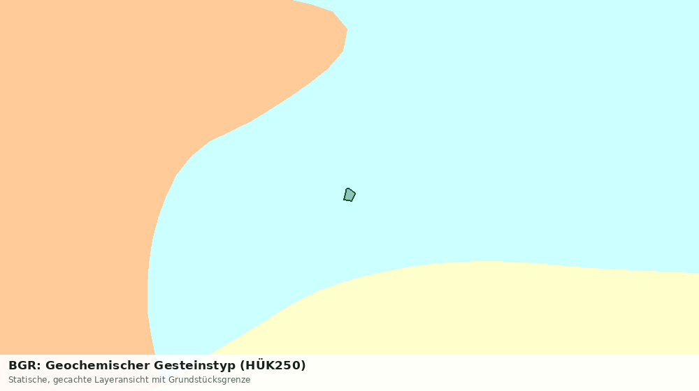 Statische Kartenansicht: BGR: Geochemischer Gesteinstyp (HÜK250)
