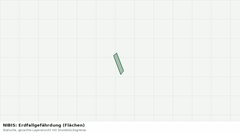 Statische Kartenansicht: NIBIS: Erdfallgefährdung (Flächen)