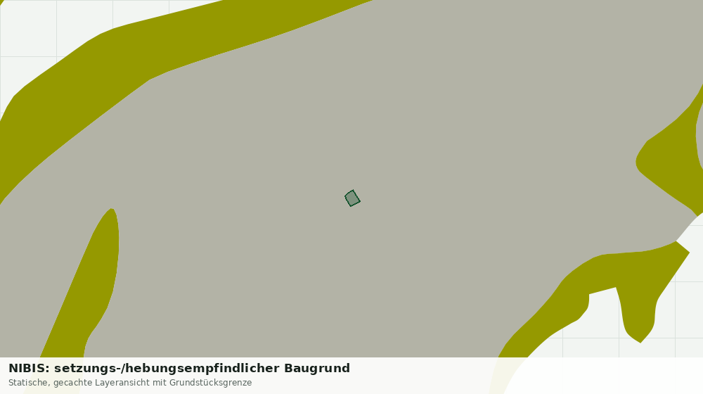 Statische Kartenansicht: NIBIS: setzungs-/hebungsempfindlicher Baugrund