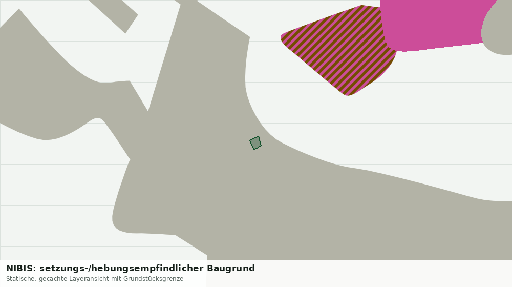 Statische Kartenansicht: NIBIS: setzungs-/hebungsempfindlicher Baugrund