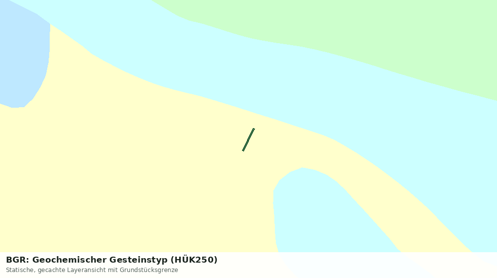 Statische Kartenansicht: BGR: Geochemischer Gesteinstyp (HÜK250)