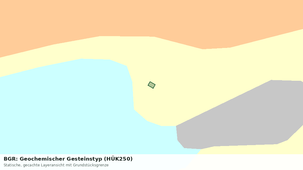 Statische Kartenansicht: BGR: Geochemischer Gesteinstyp (HÜK250)