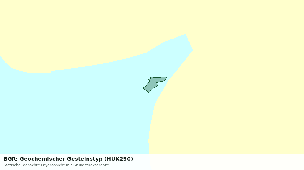 Statische Kartenansicht: BGR: Geochemischer Gesteinstyp (HÜK250)