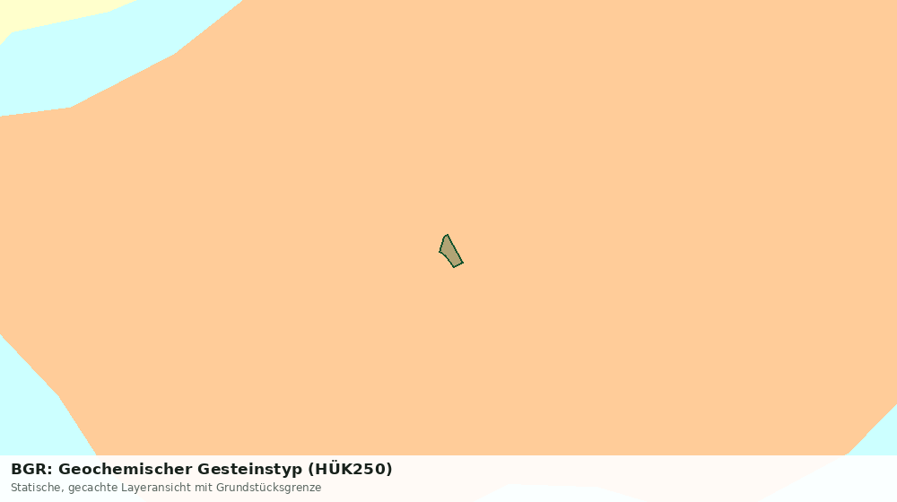 Statische Kartenansicht: BGR: Geochemischer Gesteinstyp (HÜK250)