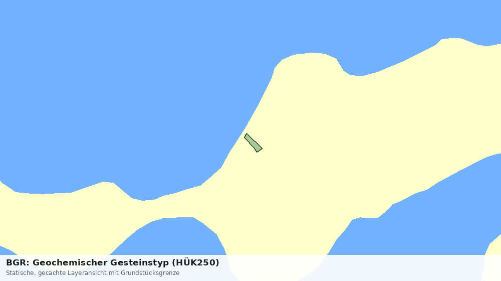 Statische Kartenansicht: BGR: Geochemischer Gesteinstyp (HÜK250)