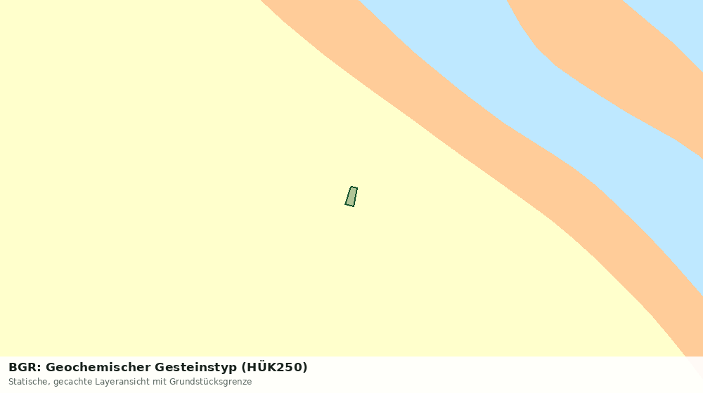 Statische Kartenansicht: BGR: Geochemischer Gesteinstyp (HÜK250)