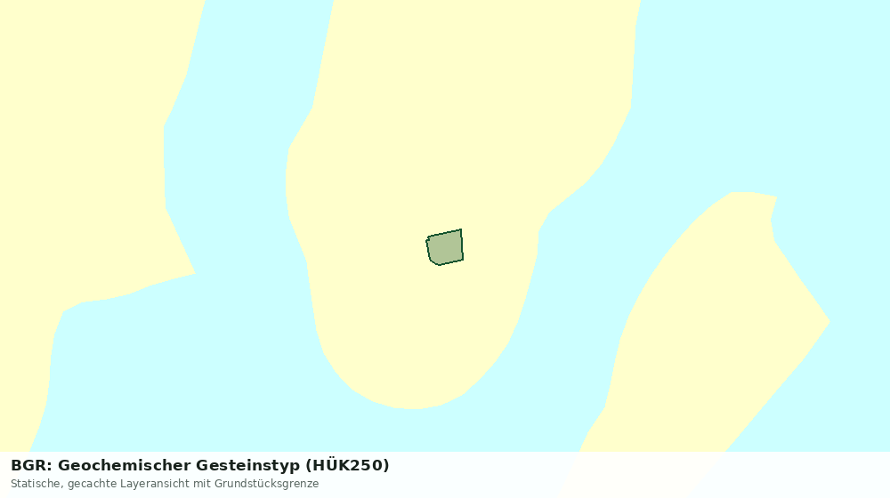 Statische Kartenansicht: BGR: Geochemischer Gesteinstyp (HÜK250)