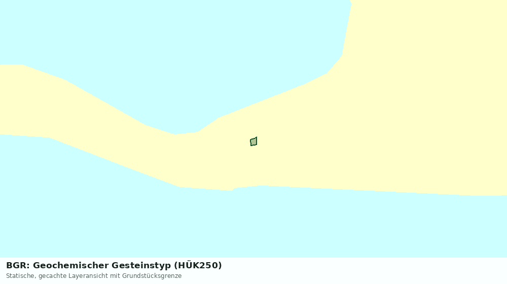 Statische Kartenansicht: BGR: Geochemischer Gesteinstyp (HÜK250)