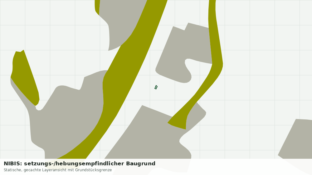 Statische Kartenansicht: NIBIS: setzungs-/hebungsempfindlicher Baugrund