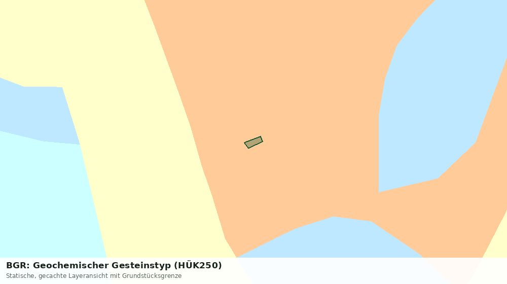 Statische Kartenansicht: BGR: Geochemischer Gesteinstyp (HÜK250)