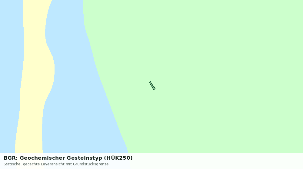 Statische Kartenansicht: BGR: Geochemischer Gesteinstyp (HÜK250)