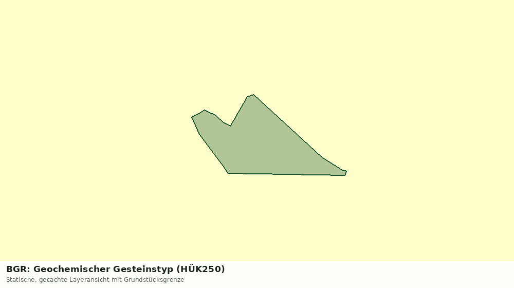 Statische Kartenansicht: BGR: Geochemischer Gesteinstyp (HÜK250)