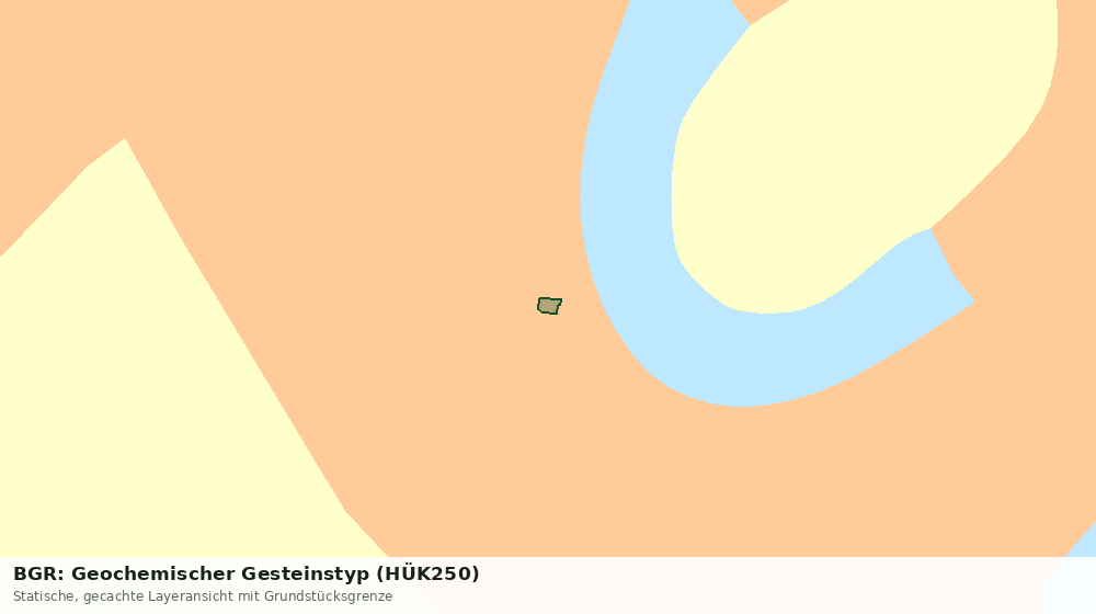 Statische Kartenansicht: BGR: Geochemischer Gesteinstyp (HÜK250)