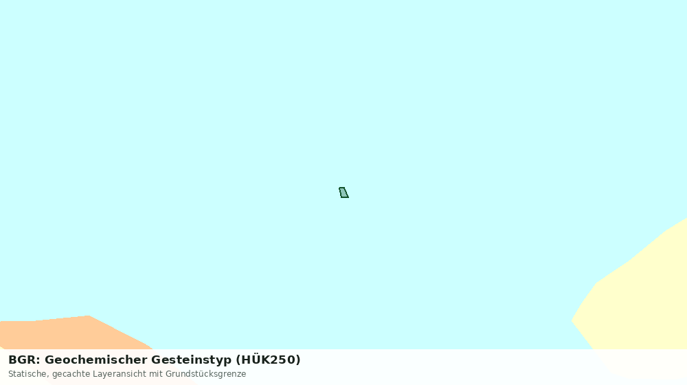 Statische Kartenansicht: BGR: Geochemischer Gesteinstyp (HÜK250)
