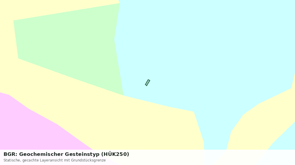 Statische Kartenansicht: BGR: Geochemischer Gesteinstyp (HÜK250)