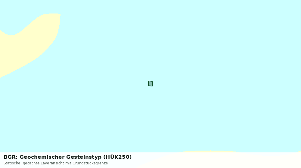 Statische Kartenansicht: BGR: Geochemischer Gesteinstyp (HÜK250)
