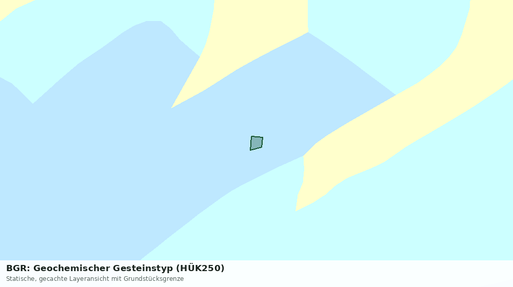 Statische Kartenansicht: BGR: Geochemischer Gesteinstyp (HÜK250)