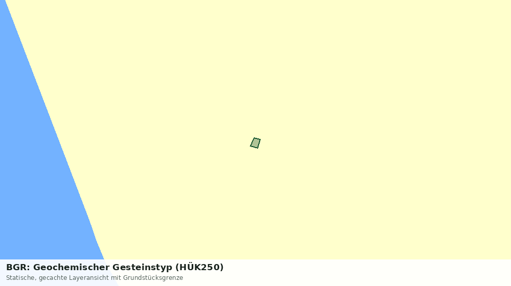 Statische Kartenansicht: BGR: Geochemischer Gesteinstyp (HÜK250)