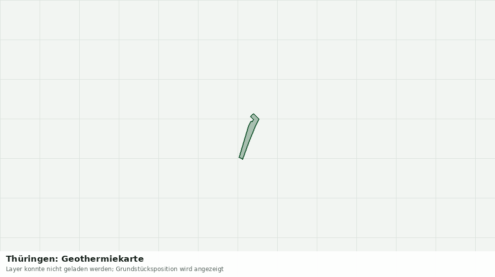 Statische Kartenansicht: Thüringen: Geothermiekarte