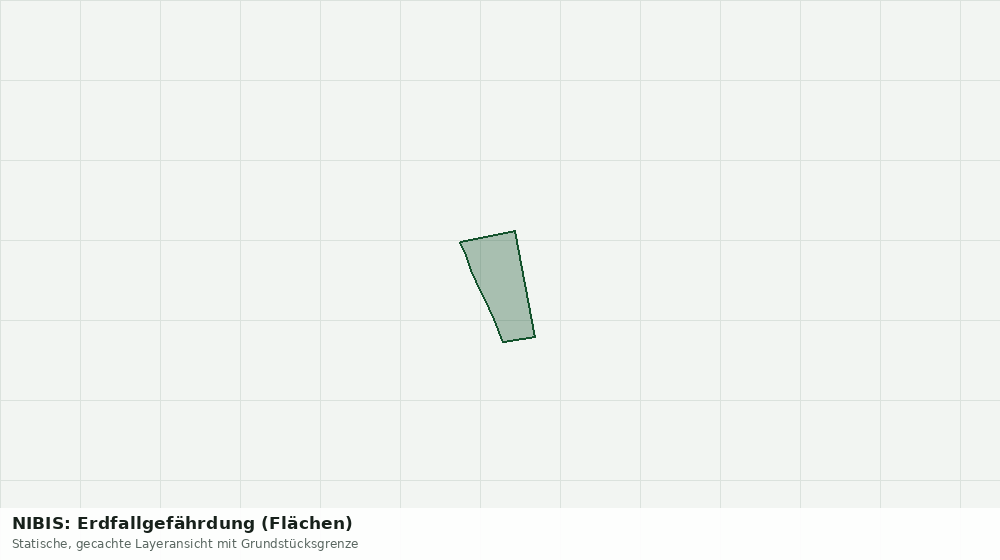 Statische Kartenansicht: NIBIS: Erdfallgefährdung (Flächen)