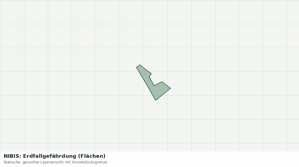 Statische Kartenansicht: NIBIS: Erdfallgefährdung (Flächen)