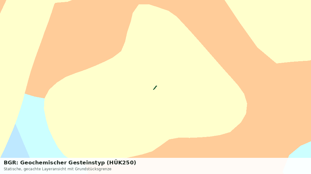 Statische Kartenansicht: BGR: Geochemischer Gesteinstyp (HÜK250)