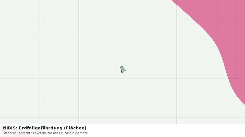 Statische Kartenansicht: NIBIS: Erdfallgefährdung (Flächen)