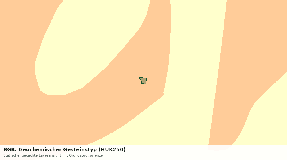 Statische Kartenansicht: BGR: Geochemischer Gesteinstyp (HÜK250)