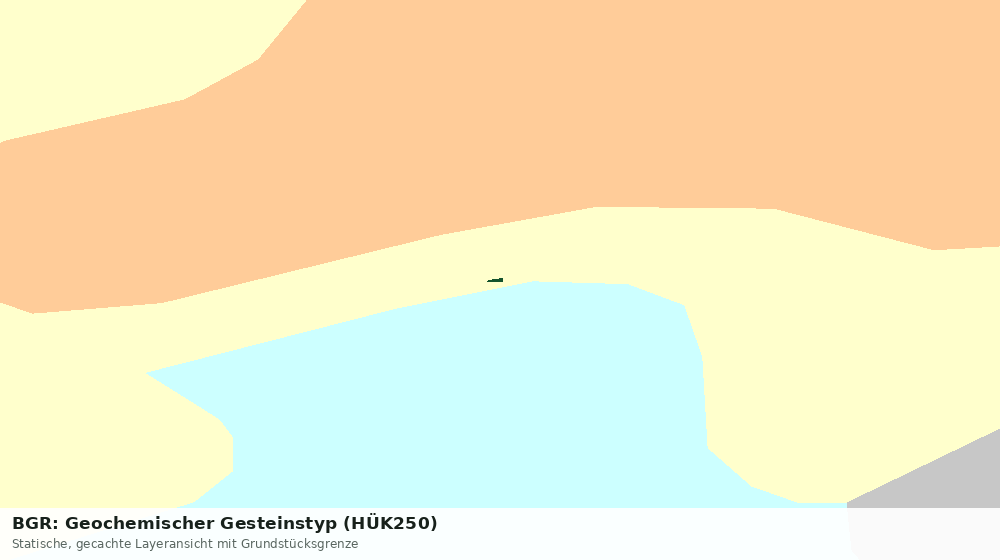 Statische Kartenansicht: BGR: Geochemischer Gesteinstyp (HÜK250)