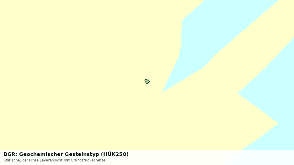 Statische Kartenansicht: BGR: Geochemischer Gesteinstyp (HÜK250)