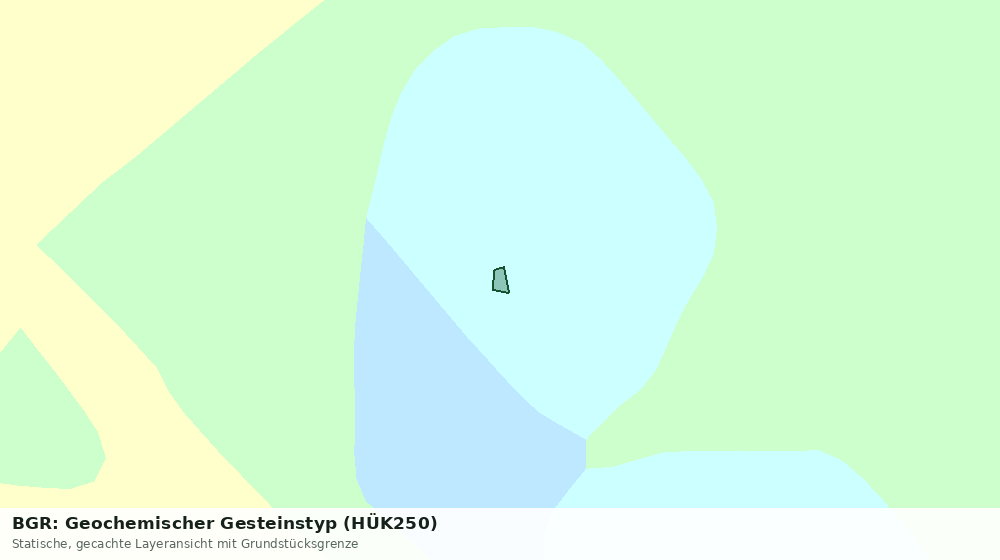 Statische Kartenansicht: BGR: Geochemischer Gesteinstyp (HÜK250)
