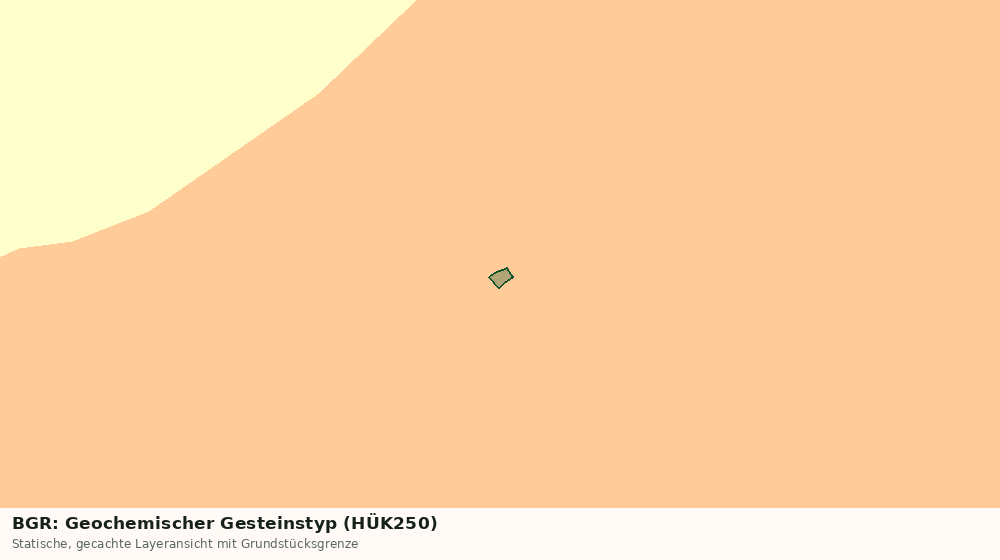 Statische Kartenansicht: BGR: Geochemischer Gesteinstyp (HÜK250)