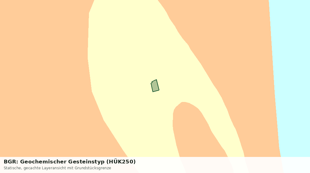 Statische Kartenansicht: BGR: Geochemischer Gesteinstyp (HÜK250)