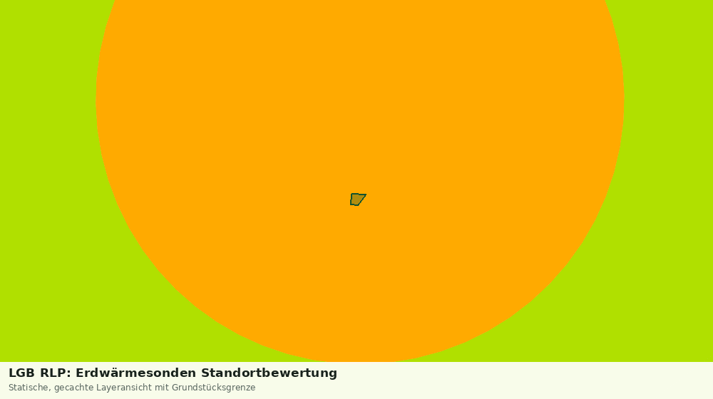 Statische Kartenansicht: LGB RLP: Erdwärmesonden Standortbewertung